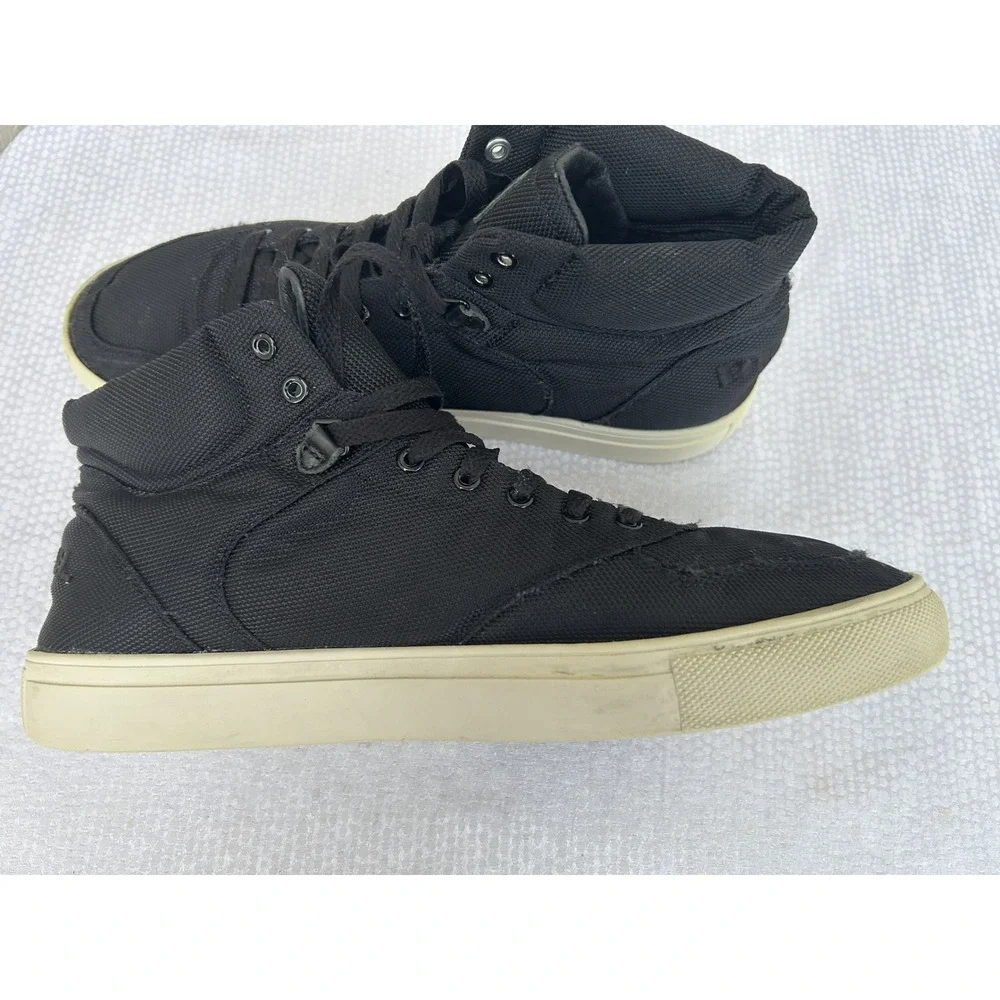Diesel N-Invasion Mens Black Canvas High Top Sneakers Y00466 US 10.5